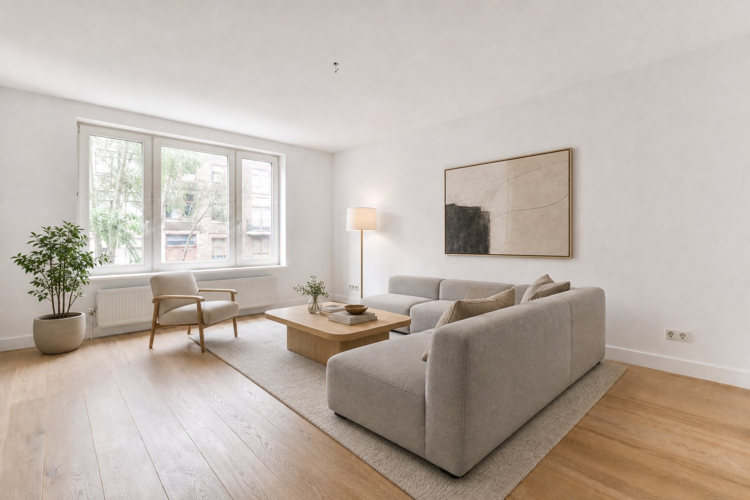 Staged room