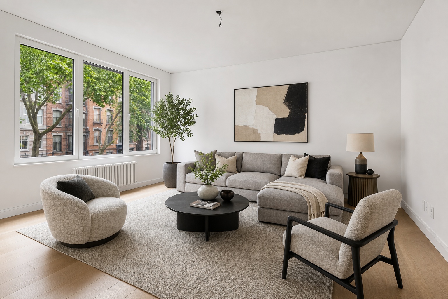 Staged room